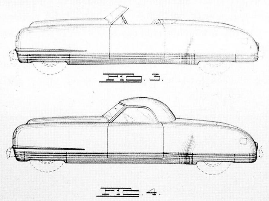 Схема Chrysler Thunderbolt Concept Car 1940 года  (фото 7 из 51)